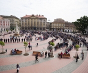 Mii de persoane au sarbatorit desemnarea Timisoarei drept Capitala Europeana a Culturii 2021