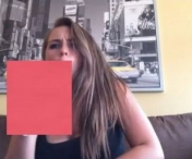 VIDEO / Reactia neasteptata a unei femei filmate in timpul unei partide intime cu doi amici
