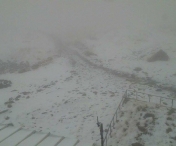 Ninge in Romania! Stratul de zapada a atins deja cativa centimetri