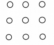 Test de inteligenta! Poti sa unesti aceste puncte folosind doar patru linii? 