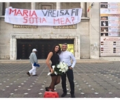 Cerere inedita in casatorie in Piata Operei din Timisoara. Primarul Robu a rabufnit si a cerut amendarea tinerilor
