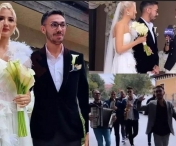 Armin Nicoară și Claudia Puican s-au căsătorit. Evenimentul a fost întrerupt de Poliție