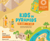„Kids in Pyramids” la Iulius Town – expoziție interactivă despre istoria Egiptului Antic