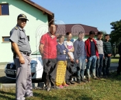 Patru migranti, opriti in timp ce intentionau sa intre ilegal in Romania din Serbia