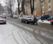 Se circula in conditii de iarna pe drumurile nationale din Harghita