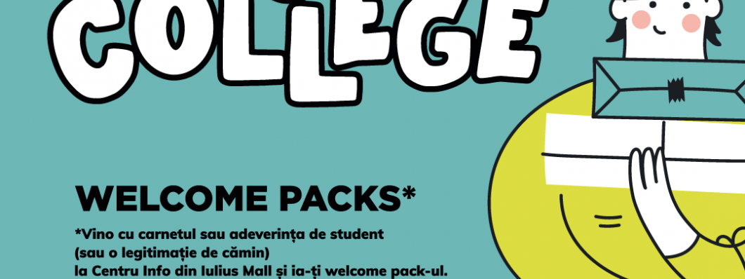 Welcome Pack-uri, reduceri și surprize pentru studenți, la Iulius Town Timișoara