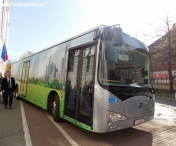 Autobuz electric in teste la Timisoara