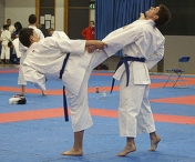 Karateka au facut spectacol, in week-end, la Timisoara, la prima editie a Turneului international 'Romanian Open Karate'