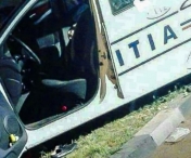 Politist in misiune, ranit grav intr-un accident rutier in Timisoara