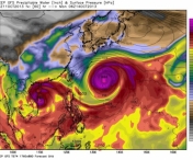 Taifunul Wipha este asteptat sa loveasca Japonia azi si maine