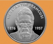 BNR a lansat, luni, 29 ianuarie, în circuitul numismatic, o monedă din argint dedică lui Constantin Brâncuşi