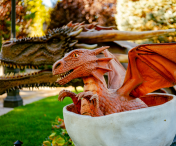  GALERIE FOTO: 17 dragoni animatronici transformă Iulius Gardens într-un tărâm magic