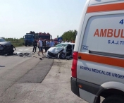 Accident grav la Timisoara! Cinci persoane au fost ranite, intre care doi copii, dupa ciocnirea a doua masini
