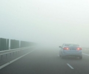 COD GALBEN de ceata in 19 judete. Vizibilitatea poate ajunge sub 50 de metri pe mai multe drumuri nationale