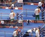 VIDEO - IMAGINI SOCANTE! Un boxer junior croat a batut golaneste un arbitru, chiar in ringul de box, la Europene. Batausul a fost suspendat pe viata