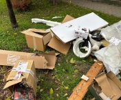 38 de amenzi aplicate de polițiștii locali timișoreni celor care au abandonat deșeuri pe domeniul public