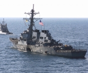 Distrugatorul american USS Cole, in Portul Constanta