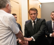 Preşedintele francez Emmanuel Macron a ajuns, marţi, 24 octombrie, la Tel Aviv