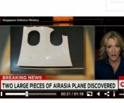 Doua "parti mari" din avionul AirAsia au fost gasite pe fundul Marii Java - VIDEO