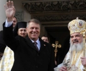Presedintele Iohannis a participat la slujba de la Patriarhie si a discutat cu Preafericitul Daniel