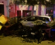 PRAPAD pe o strada din Timisoara! Un sofer beat a distrus mai multe masini