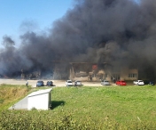 Incendiu la o fabrica de piese auto din Timisoara