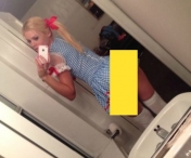 FOTO HOT! Scolarita asta blonda a innebunit netul cu selfie-ul ei. Iata cat de sexy e!