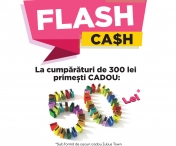 Flash Cash! Weekend cu premii la cumpărături, la Iulius Town