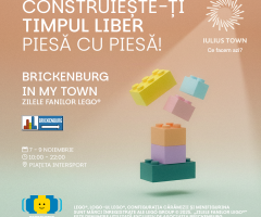 Distracție pentru întreaga familie la Iulius Town Timișoara! Vino să descoperi universul LEGO® și teatrul interactiv în acest weekend
