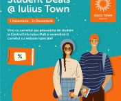 Student Deals, la Iulius Town: tu iei carnetul de student cu tine, noi îți dăm carnetul cu vouchere!