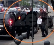 SCANDALOS! Calin Popescu Tariceanu, a blocat traficul din centrul Capitalei ca sa mearga la cumparaturi - VIDEO