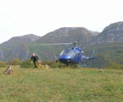 Producători de film din Norvegia, plimbați cu elicopterul prin Munții Banatului