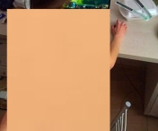 IMAGINI INCENDIARE! Un student din Timisoara si-a pozat iubita goala la calculator si a pus poza pe net!