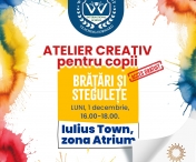 Atelier creativ de brățări și stegulețe și teatru interactiv pentru copii, în Iulius Town
