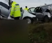 VIDEO SOCANT! IMAGINI CUMPLITE de la accidentul produs la Harsova, in judetul Constanta. Patru persoane au murit, intre care si un copil