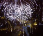 Ziua Nationala a Romaniei s-a incheiat cu un spectaculos foc de artificii la Timisoara