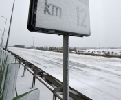 Ninsoare abundenta pe autostrada A3 Turda – Gilau, judetul Cluj. Circulatia se desfasoara in conditii de iarna/ Cod galben de vant in judetul Prahova