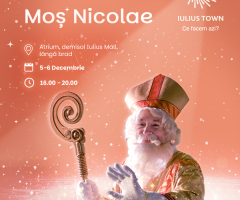 Weekend magic la Iulius Town: Moș Nicolae, Moș Crăciun, Elsa, Ana, Olaf și multe alte personaje vor fi prezente