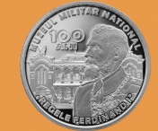 Joi, 7 decembrie, intră în circuitul numismatic o monedă din argint cu tema 100 de ani de la înfiinţarea Muzeului Militar Naţional „Regele Ferdinand I”