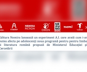 Editura Nemira lansează un experiment A.I. care arată cum i-ar putea afecta pe adolescenți noua programă pentru pentru limba și literatura română propusă de Ministerul Educației și Cercetării
