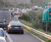 ATENTIE! Se circula extrem de greu pe autostrada Nadlac-Arad