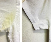 Cum scoti petele de transpiratie de pe haine