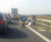 ACCIDENT CUMPLIT pe autostrada Sibiu-Orastie. Sunt 5 victime!