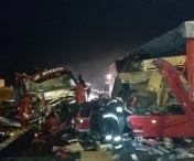 Accident autostradă, între Timișoara și Lugoj. Douar tiruri s-au ciocnit