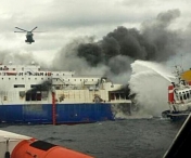 Feribotul incendiat: Patru cadavre au fost recuperate de la bordul Norman Atlantic. Toti pasagerii au fost evacuati 