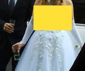 FOTO SOC! Aceasta mireasa i-a socat pe nuntasi cu decolteul ei! 