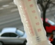 Cea mai scazuta temperatura din tara, minus 27 de grade Celsius, la Intorsura Buzaului