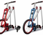 Bicicleta care inlocuieste pedalele cu rolele - VIDEO