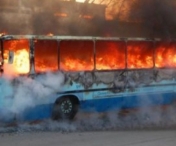 TRAGEDIE! Zeci de morti si raniti dupa ce un autobuz a luat foc