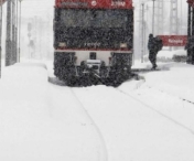 Tren deraiat pe ruta Huedin - Cluj-Napoca